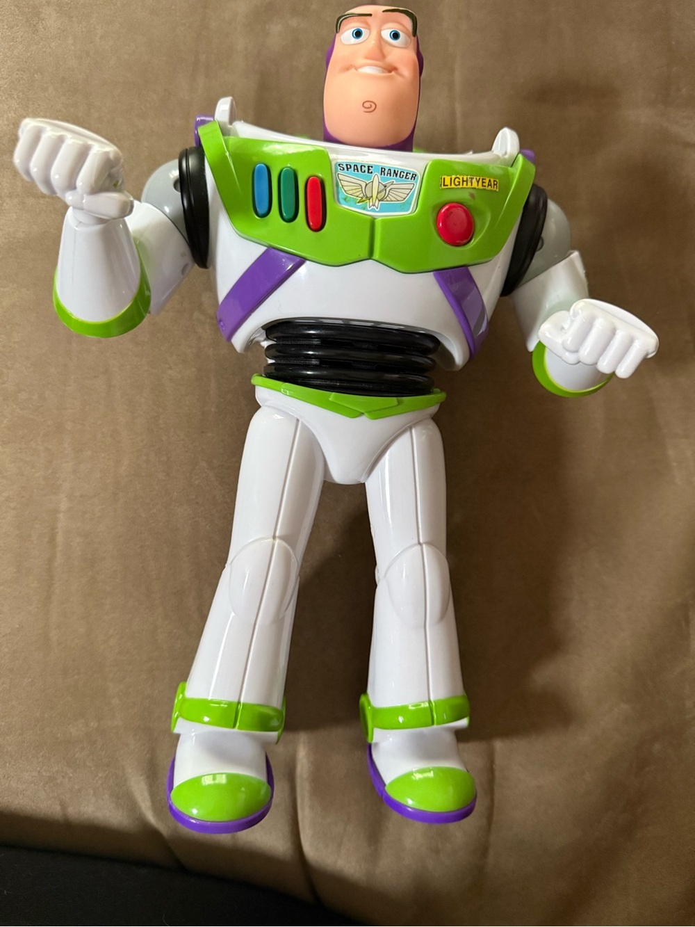 Buzz Lightyear Action Figure - White, Green & Purple